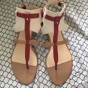 Nine West Gladiator Sandals ( Worn Once)